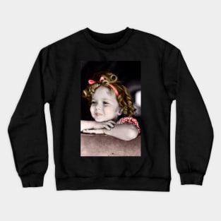 Shirley Temple in Red Crewneck Sweatshirt